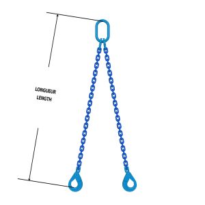 CHAIN SLING G100 DOS 1/2"X5' S317