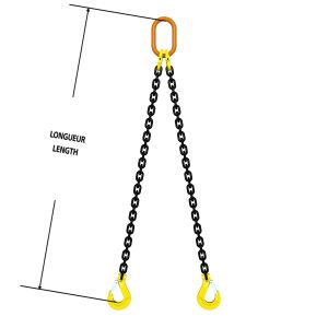 CHAIN SLING G80 DOS 1/2"X3'