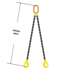 CHAIN SLING G80 DOS 3/8"X2' S317