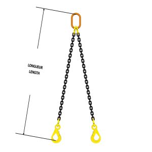 CHAIN SLING G80 DOS 3/8"X20' S316