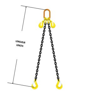 CHAIN SLING G80 DOS-ADJ-A 5/16"X10'