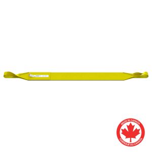 YELLOW POLYESTER SLING T4 1PL 6"X25'