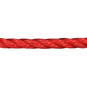 TWISTED POLYPRO ROPE RED 3/8 X 630'