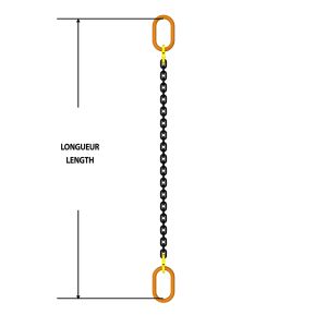 CHAIN SLING G80 SOO 3/8"X8"