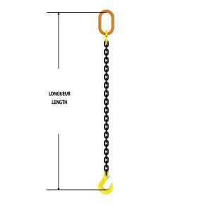 CHAIN SLING G80 SOS 3/8"X8'