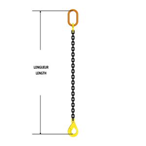 CHAIN SLING G80 SOS 3/8"X8' S317