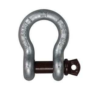 ANCHOR SHACKLE GALVANIZED BROWN PIN 4 3/4 T 3/4"