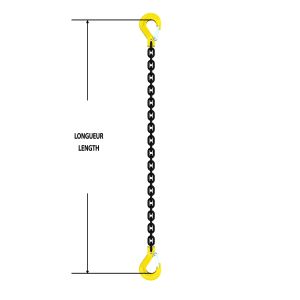 ELINGUE CHAINE G80 SSS 3/8"X8'